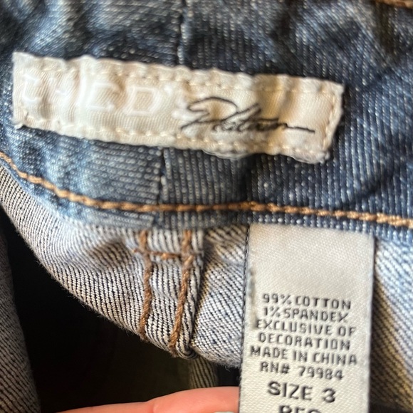 Chicos Platinum Jean Women 16 Blue Ultimate Fit Slim Leg Stretch Straight - Picture 3 of 6